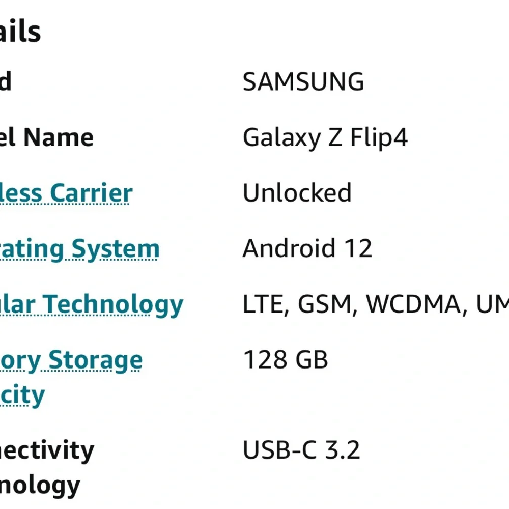 COPY - NEW Samsung Z flip 4 cell phone